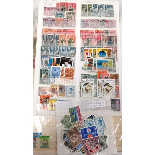 217 - BRITISH COMMONWEALTH: a selection of stamps on sheets