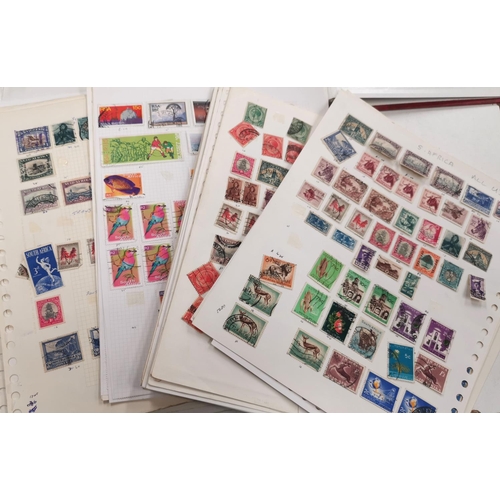 217 - BRITISH COMMONWEALTH: a selection of stamps on sheets