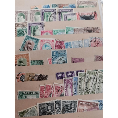 218 - BRITISH COMMONWEALTH: a selection of stamps on sheets