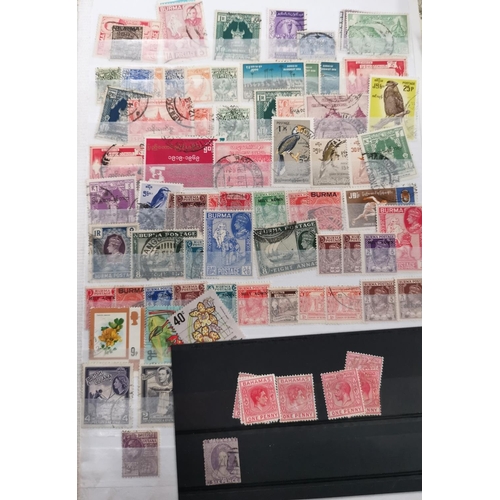 218 - BRITISH COMMONWEALTH: a selection of stamps on sheets