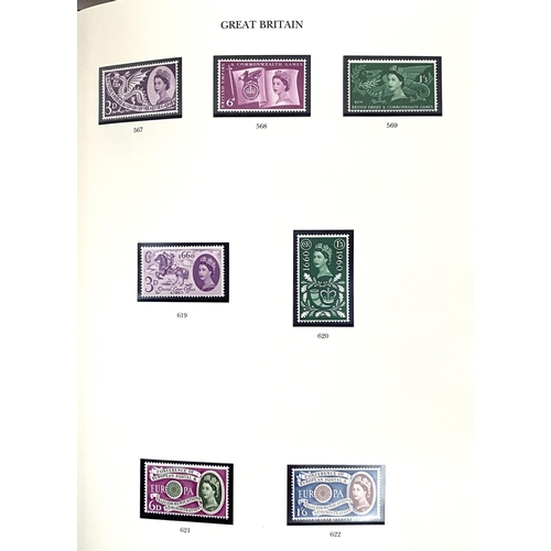 243 - GB: QEII mint issues, definitive and commemorative pre decimal 1952 - 1970 including the 5 sets of C... 