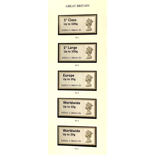 246 - GB: QEII mint issues, definitives and commemoratives, 2010 - 2015, in 2 albums; an empty album