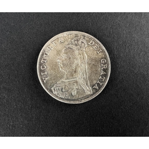 330 - WORLD COINAGE: An 1889 Victorian Double Florin, very clean condition with lustre and patinaProvenanc... 