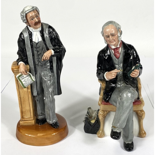 417 - A Royal Doulton figure HN3041 'The Lawyer'  and Royal Doulton figure HN2858 'The Doctor' (second)