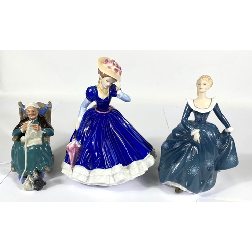 419 - A Royal Doulton figure of 'The Year 1992 Mary' HN3375; A Royal Doulton figure 'Twilight' HN2256 and ... 