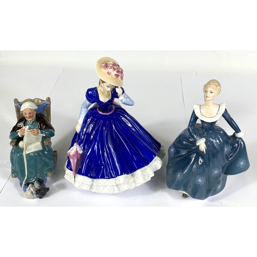 419 - A Royal Doulton figure of 'The Year 1992 Mary' HN3375; A Royal Doulton figure 'Twilight' HN2256 and ... 