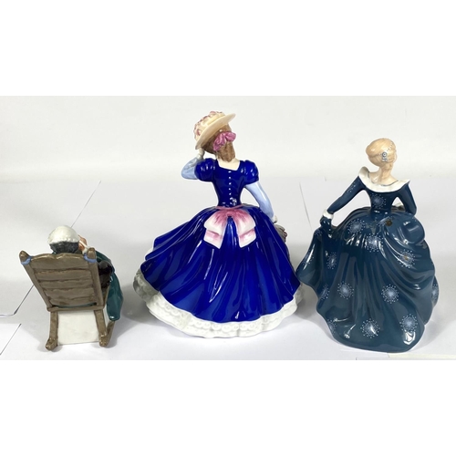 419 - A Royal Doulton figure of 'The Year 1992 Mary' HN3375; A Royal Doulton figure 'Twilight' HN2256 and ... 