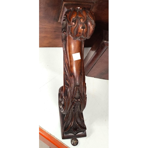 55 - A Regency mahogany clock bracket, and another