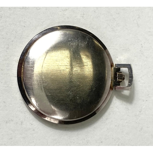 672 - A silver Mappin & Webb closed fusee Quartz dress pocket watch