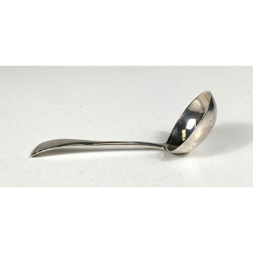 676 - A silver ladle stamped 925