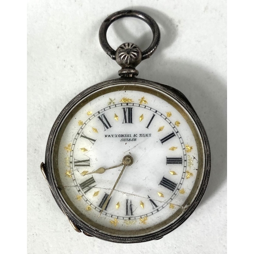 679 - A silver open face Fattorini & Sons pocket watch and two others