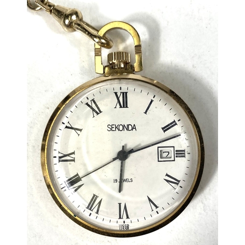 679 - A silver open face Fattorini & Sons pocket watch and two others