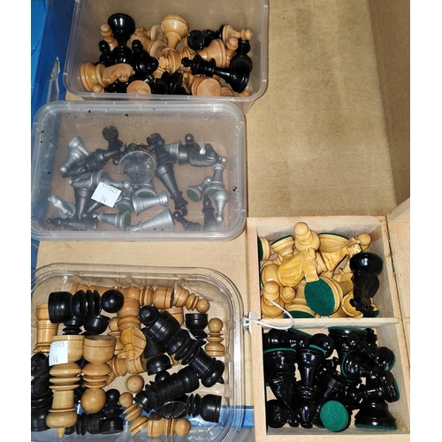 94 - A selection of wooden/other chess sets/part setsNo bids sold with next lot