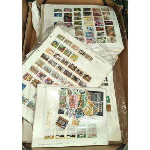 222 - AUSTRALIA:  a large selection of stamps on sheets