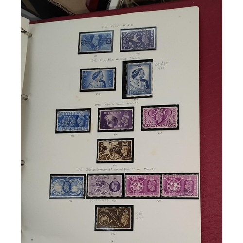 299 - GB: 2 albums 1840 to 1970 mint and used, some phosphors FDC's, blocks etc