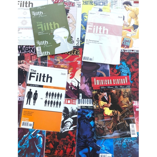 167 - A large selection of American comics - a variety of Vertigo and Max comics (explicit content and a l... 