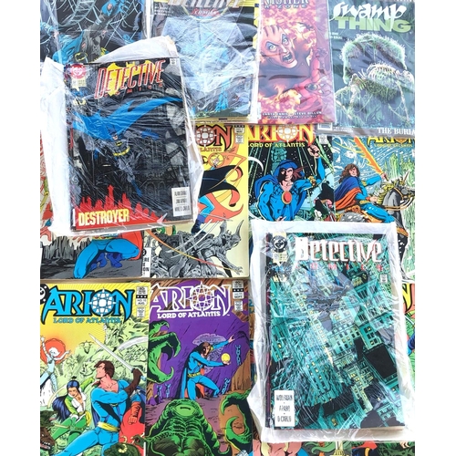 167C - American comics - a large selection of Marvel, DC and other comics, approx. 80 to include DC Swamp F... 