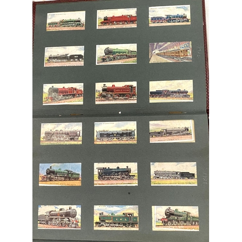 36A - A large selection of cigarette cards in albums and loose, approx. 10 of various sizes; a selection o... 