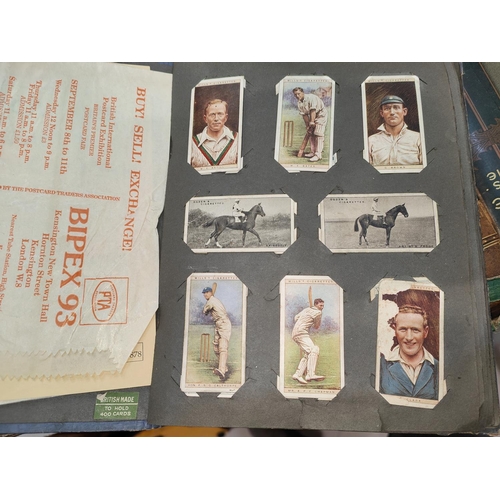 122 - A large collection of cigarette cards in albums and some loose