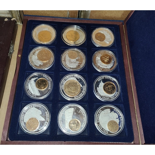 80 - A History of British Coin Set cased