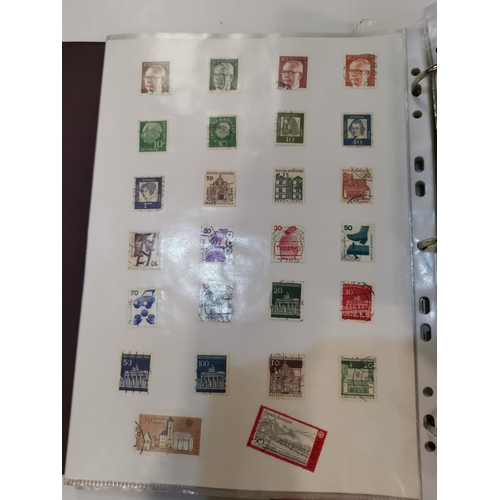 51 - Three stamp albums and contents