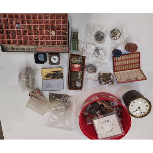 68 - A selection of clock/watchmaking parts