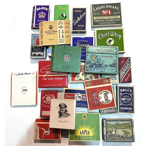 103 - Twenty five picture/unusual cigarette packets:  Army Club; Country Life smoking mixture; Blue B... 