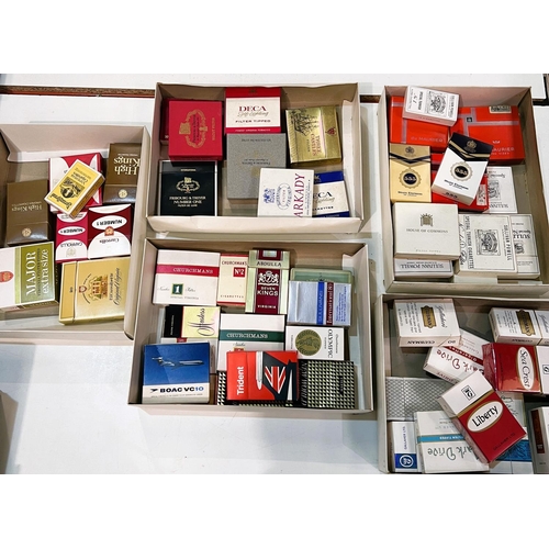 109 - A large selection of vintage cigarette packets:  Sullivan Powell; Park Drive, Fribourg & Tr... 