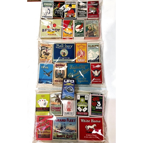 113 - Twenty five vintage picture/unusual cigarette packets:  Ruby Queen; Grand Fleet; Bellboy; etc.,... 