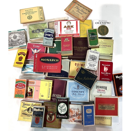 122 - A selection of vintage tobacciana:  30+ unusual packets, Long Fellow; Vesuve Gem; etc., mainly ... 