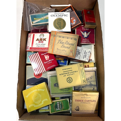 122 - A selection of vintage tobacciana:  30+ unusual packets, Long Fellow; Vesuve Gem; etc., mainly ... 