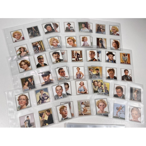 162B - An album of continental film star cigarette cards:  Kunstler in Film Series 1, 1-200; Passion 1... 