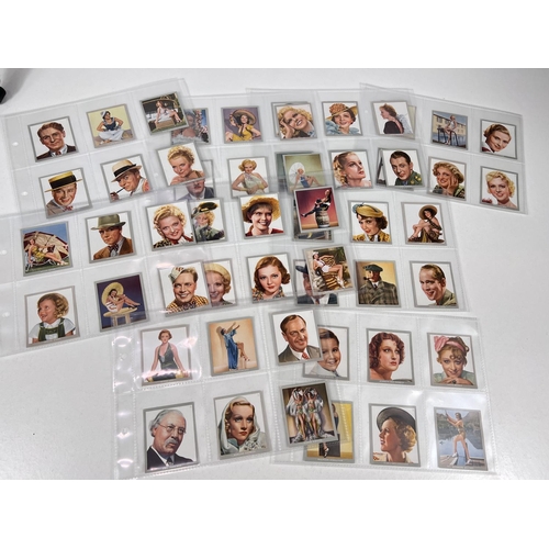 162B - An album of continental film star cigarette cards:  Kunstler in Film Series 1, 1-200; Passion 1... 