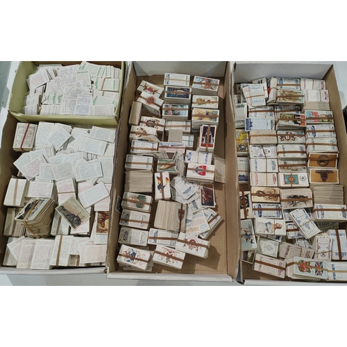 136 - A large selection of cigarette cards:  early 20th century Will's and others; etc.