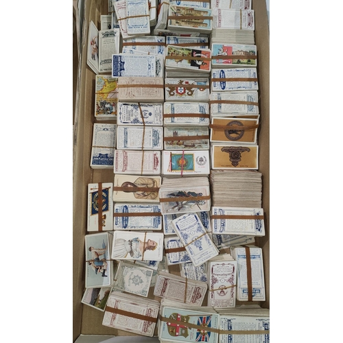 136 - A large selection of cigarette cards:  early 20th century Will's and others; etc.