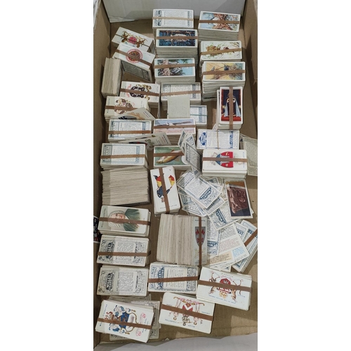 136 - A large selection of cigarette cards:  early 20th century Will's and others; etc.