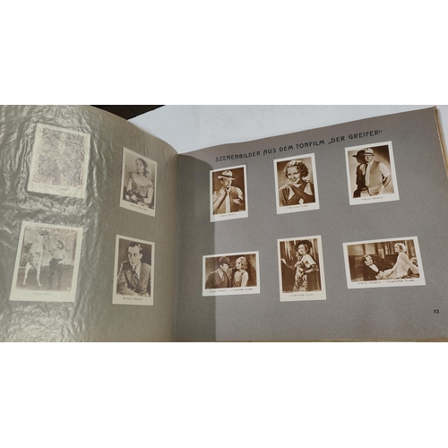 143 - Six movie star cigarette card albums, c. 1930's:  Believable Film Stars; International Film Stars; F... 