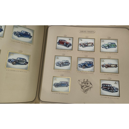 150 - Two German auto related cigarette card albums:  Automobile Aus Aller Welt Paicos & Das Auto... 