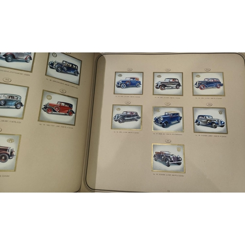 150 - Two German auto related cigarette card albums:  Automobile Aus Aller Welt Paicos & Das Auto... 