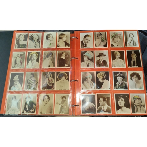 152 - A 1920's/30's album of Westminster cigarette cards, cinema stars:  blank back, 1-49; Beautiful ... 