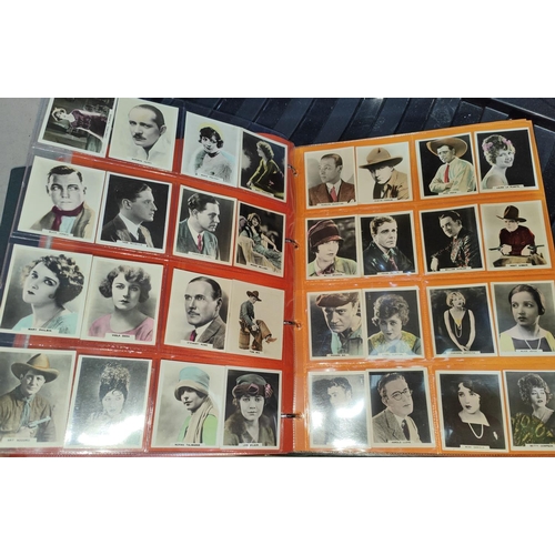 152 - A 1920's/30's album of Westminster cigarette cards, cinema stars:  blank back, 1-49; Beautiful ... 