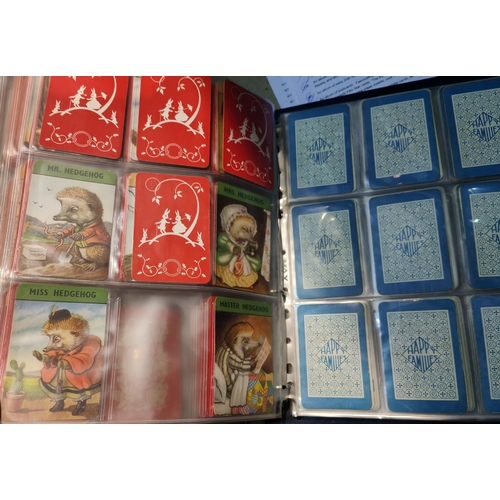 162E - A large selection of playing cards:  Happy Families; some advertising Blue Band Margarine; Andr... 