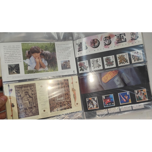 50A - An album of GB presentation packs stamps (76 no packs)