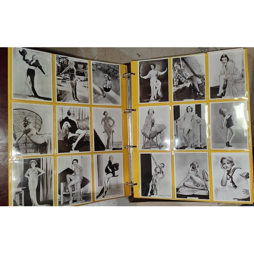 167A - Cigarette Cards: Three albums of cigarette cards early 20th century 'Glamour Girls', Beauty of Today... 