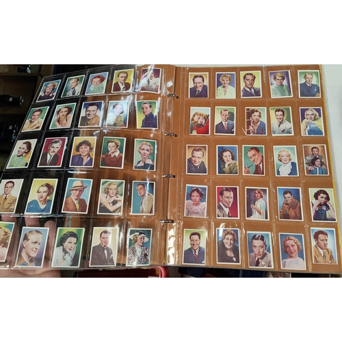 169 - Cigarette Cards: Two large albums of cigarette cards early 20th century 'Film Favourites' 'Cinema St... 