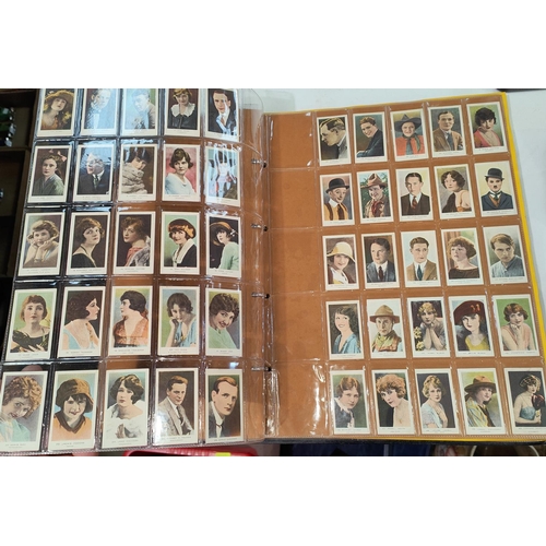 169 - Cigarette Cards: Two large albums of cigarette cards early 20th century 'Film Favourites' 'Cinema St... 