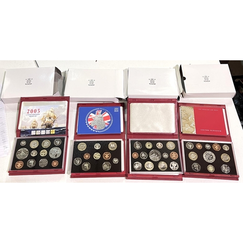 359 - GB proof coin sets: 2003-6 (4)