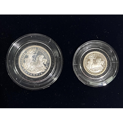 362 - United Kingdom 1997 Silver Proof Britannia Collection, cased 