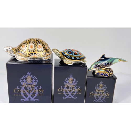 593 - Three Royal Crown Derby animals  