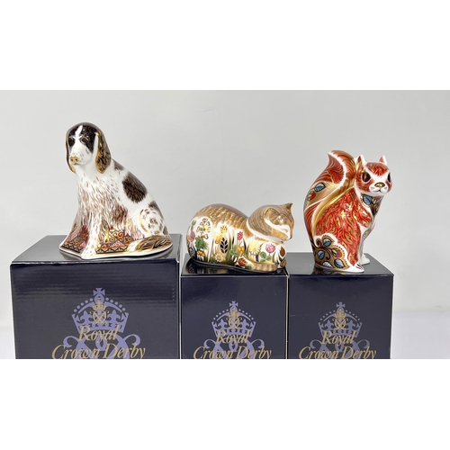 594 - Three Royal Crown Derby animals  